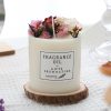 Dried Flowers Decor Romantic Candles - Image 3